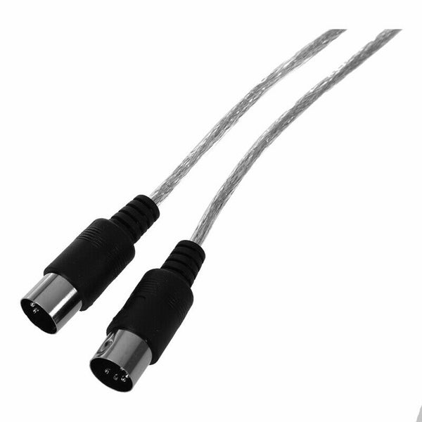 USB IN-OUT MIDI Cable Converter PC to Music Keyboard Adapter Cord