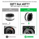 For BLACK 1Pack AF-100-3ZP 30ft 0.065inch Line String Trimmer Spool FT