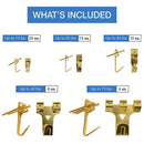 Picture Hangers,Painting Hanging Kit Picture Suspension Kit 220 Pieces Heav