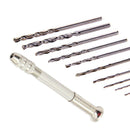 0.5-3.0mm Mini Micro Steel Hand Drill Twist Drill Bit Set for Rotary Tools
