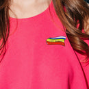Women Men Rainbow Colorful Brooch Enamel Clothes Badge Collar Lapel Pin (1) A