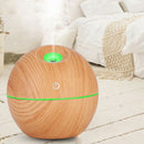 Led Colorful Usb Intelligent Induction Wood Grain Humidifier Ultrasonic Air