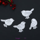 Bird DIY Metal Embroidery Puzzle Stencil Scrapbook Craft Cutting Die