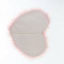 Heart Shaped Love Area Rug Fluffy Shaggy Carpet Mat for Bedroom Pink 30x40cm
