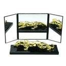 Car Vanity Mirror Folding Car Visor Mirror Adjustable Auto Makeup Mirror NS OPH