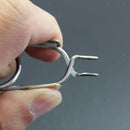 Non-skid Fly Tying Hackle Pliers - Fly Tying Tools