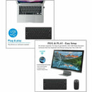 Ultrathin Mini Wireless Keyboard And Optical Mouse Combo Set 2.4G For PC Laptops