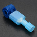 40p/Set T-Taps & Male Insulated Quik Splice Lock Wire Terminals Connectors Blue