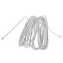 9M 30ft RJ11 6P2C Modular Telephone Phone Cables Wire White F4D3