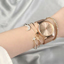 4pcs/set Women Star Moon Love Heart Bracelet Sets Chain Bracelet Jewelry Ac