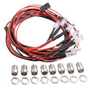 8 LED Headlight Taillight 5mm for 1/5 1/8 1/10 1/12 1/16 RC Car DIY Accessories
