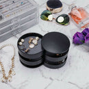 4-Tier Jewelry Organizer Box Tower Rings Earrings Storage Case Holder Neckl