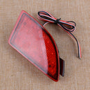 1X Left Rear Bumper Reflector Lens Brake Light Fit For Mazda 3 Axela Hatchback