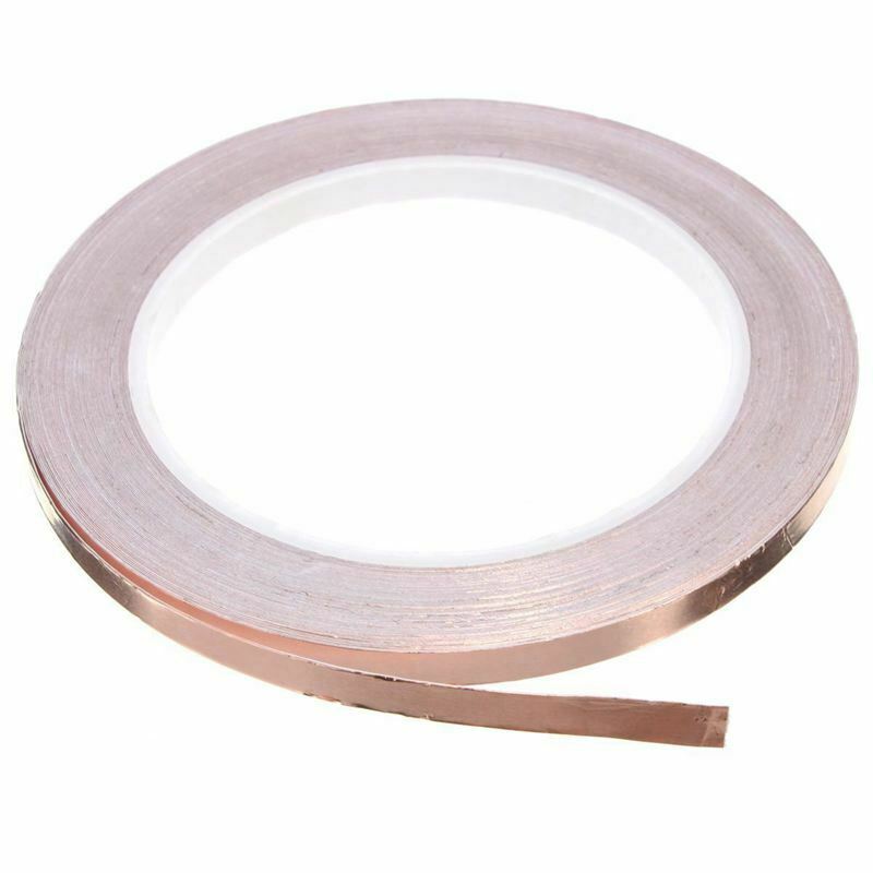 6mmx20 m Roll Copper Sheet Self-Adhesive Tape Copper Tape Copper Foil