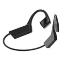 Bone Conduction Headphone with Mic 145mah for Cycling Driving Gym Black