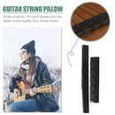 Ebony Slotted Bridge Saddle Nut 2x for Classical Guitar Musical Instrument Parts