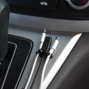 8PCS Mini Adhesive Car interior Charger Line Clasp Clamp Headphone USB FixeSEAU