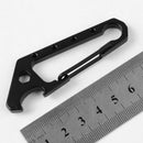 Edc Keychain Pocket Survival Carabiner Screwdriver Keychain Wrench Multi To