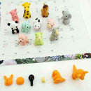 5Pcs Animal Rubber Creative Cartoon For School Favors Kids Office Party Chi J1P8