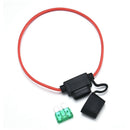 5-pcs 12AWG ATC/ATO 30AMP Automotive Water-Resistant Inline Fuse Holder Blade~