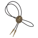 Wolf Head Bolo Tie Necklace Cowboy Bolas Rodeo Bootlace Tie