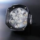 1x 15W 9 LED Motorcycle Boat Spot Driving Headlight Fog Light Lamp Practical