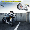 Retro Motorcycle Tachometer 0-13000 Tach RPM Gauge Rev Counter Universal DC 12V