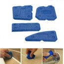 4pcs /Set Caulking Tool Kit Sealant Silicone Grout Removal Finishing & Clea