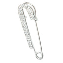Crystal Large Safety Pin Rhinestone Brooches Suit Sweater Scarves Scarf Pins