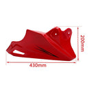 Red Engine Protector Guard Cover Under Cowl Lowered Low Shrouds Fairing Bel A1Z8