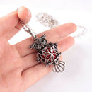 Locket Pendant Necklace Perfume Fragrance Essential Oil Aromatherapy Diffuser H