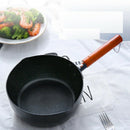 20Cm Soup Stock Pots Maifan Stone Cookware With Wooden Handle Milk Pot Univ