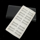 10 pairs/ box Practice Strip Eyelashes for Eyelash Extension Beginners 10mm