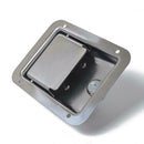 Stainless Steel Paddle Latch with Keys for Trailer Tool Box Door Lock (1pc)