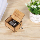 Handmade Wooden Carving Music Box Romantic Theme Birthday Gifts Decoration