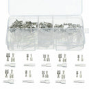 Crimp Terminals Female Spade Connectors Insulating Sleeve Kit (2.8mm 4.8mm  Y8X6