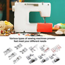 11pcs Sewing Machine Foot Presser Kit Rolled Hem Feet Set Sewing Stitcher Tools