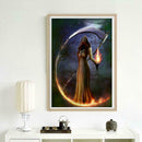 5D DIY Full Drill Diamond Painting Novelty Death Cross Stitch Embroidery