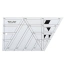 Trapezoid Quilts Plastic Ruler Sewing Patchwork Ruler Tools Tailor Craft DIY3C