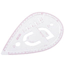 Sleeve Curve Ruler Measure Plastic for Sewing Dressmaking Tailor Drawing Tool,