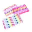 Mini  Colorful lines wash bags Cosmetic Bag New Transparent storage bags ï¼D