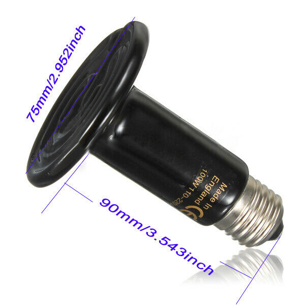 220V 150W Pet Ceramic Emitter Heated Appliances Reptile Heat Breeding Light