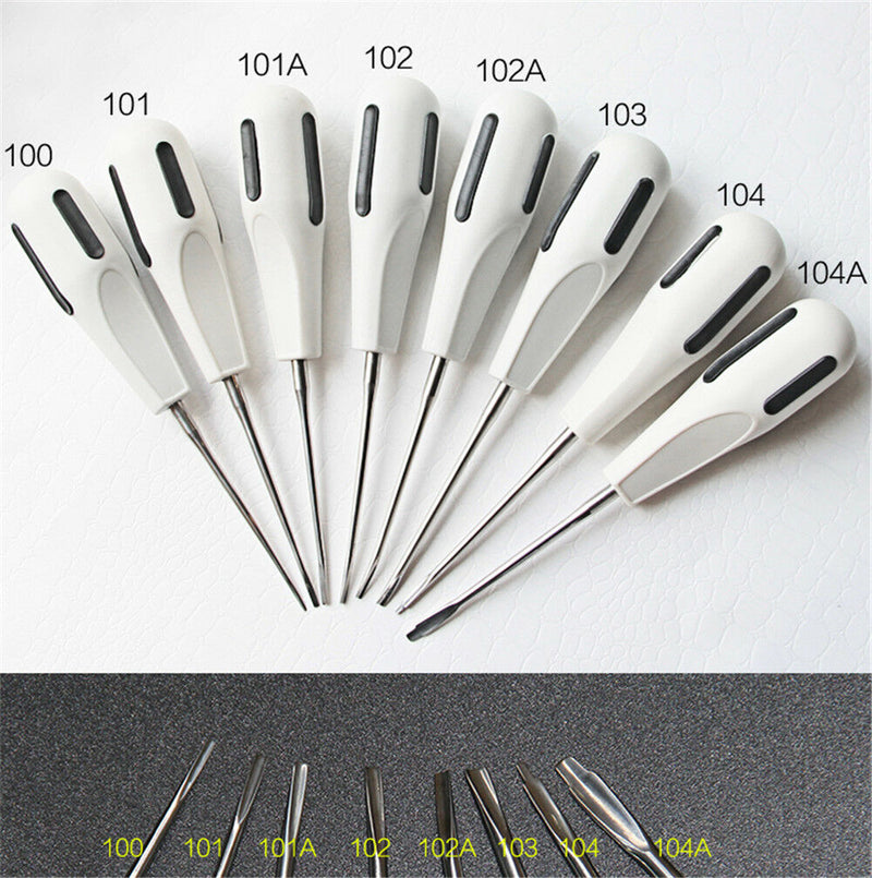 8Pcs Dental Extraction Root Minimally Invasive Tooth Extracting Forceps Tool Kit
