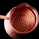 320ml Turkish Coffee Pot Copper Cezve With Handle Retro Restaurant Stove Top