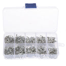320X/Box 10 In 1 Terminals Non-Insulated Ring Fork U-type Brass Terminals kit OZ
