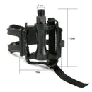 Bike Pedals with Clips and Straps for Outdoor Cycling and Indoor Stationary