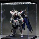 Clear Acrylic Display Case with Black Base, 8.27x8.27x7.87inch