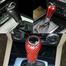Carbon Fiber Gear Shift Knob Cover Trim For Mercedes W203 W204 W213 C2D4