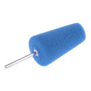 2Pcs Polishing Wheel Cone Shaped Buffing Pads Car Cleaning Brush Grinders Blue
