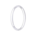 4mm Men's Women's Stainless Steel Polished Wedding Band Ring UK Size T 1/2